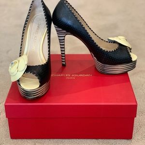 Charles Jourdan platform heels 7
